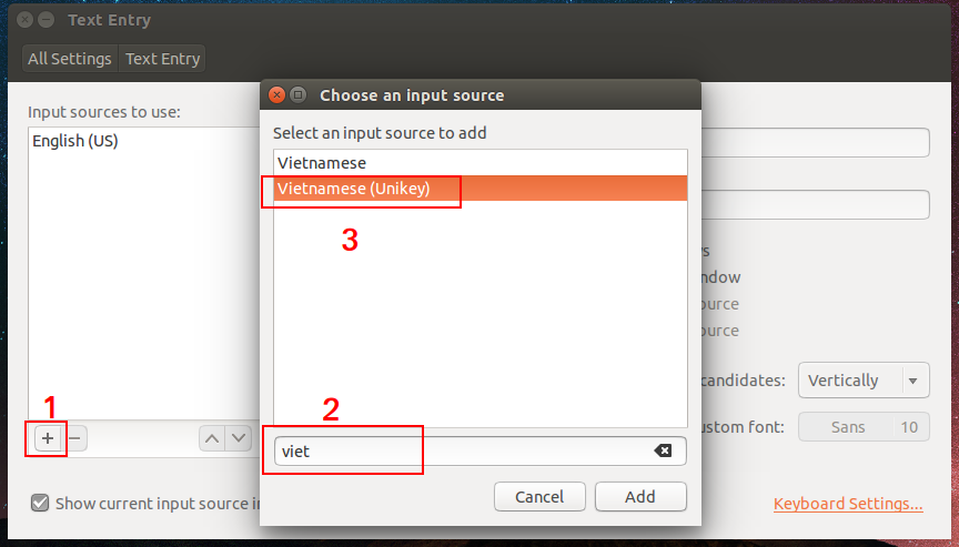 Hướng dẫn cài bộ gõ tiếng việt cho hệ điều hành Ubuntu