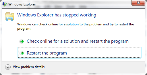 loi-windows-explorer-has-stopped-working