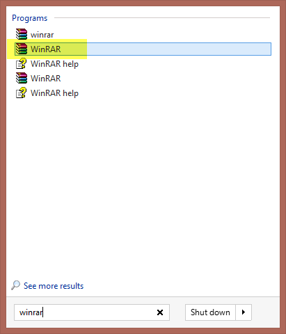 Chia sẻ mẹo thu gọn lại menu của Winrar trên Windows