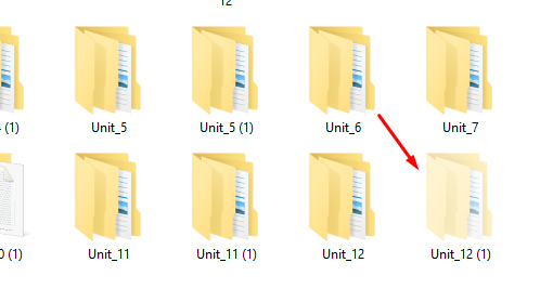 hien file an trong windows