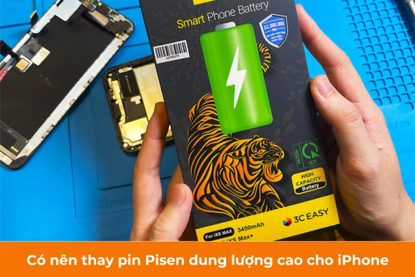 C N N Thay Pin Pisen Dung L Ng Cao Cho Iphone Tr L I Ngay