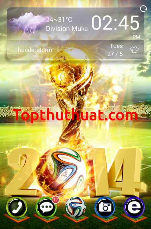 theme android world cup 2014 3