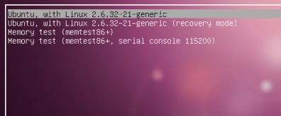 khoi dong ubuntu 0