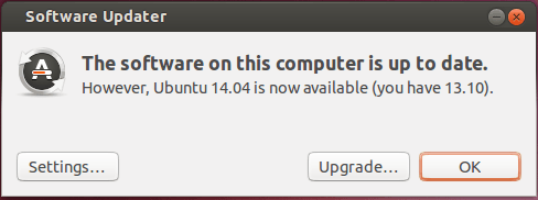 upgrade ubuntu 14 LTS