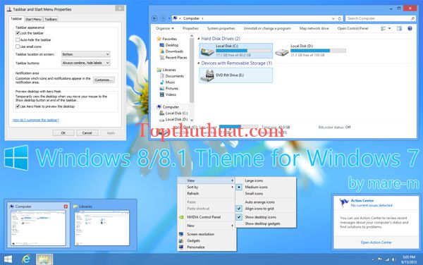 theme Windows 7 dep