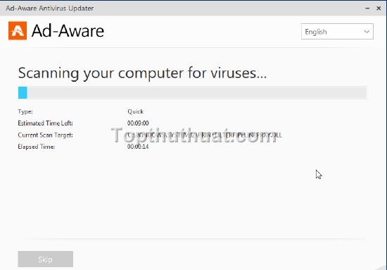 cai dat Ad-Aware Free Antivirus