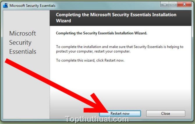 cai dat Microsoft Security Essentials