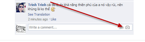 binh luan hinh anh facebook