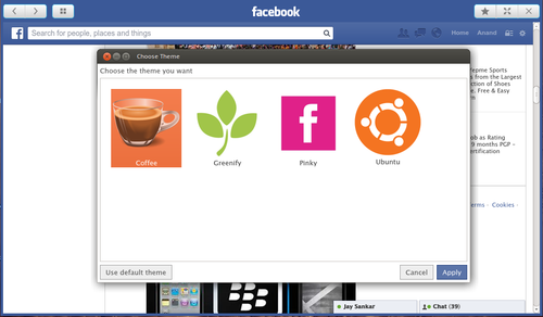 ubuntu facebook
