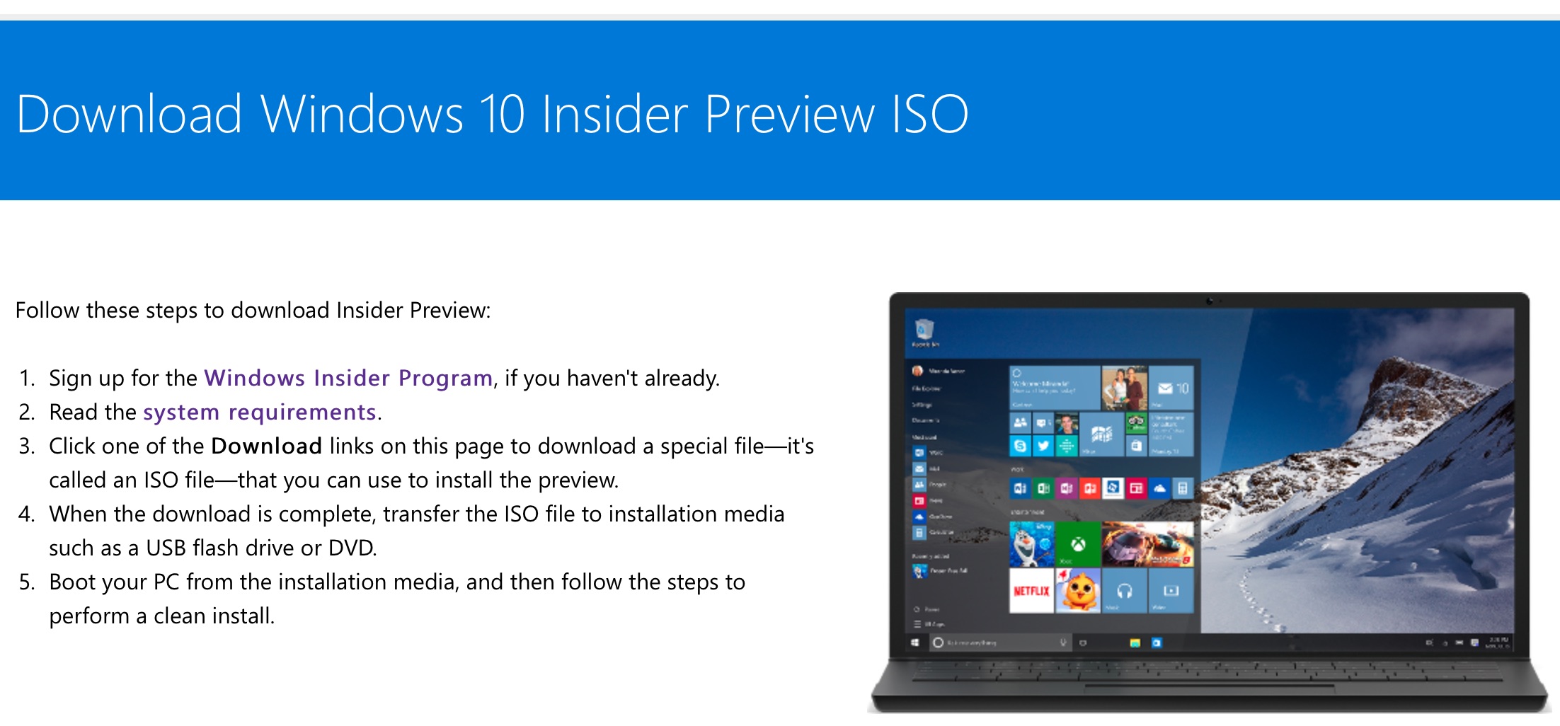 download windows 10 insider preview iso