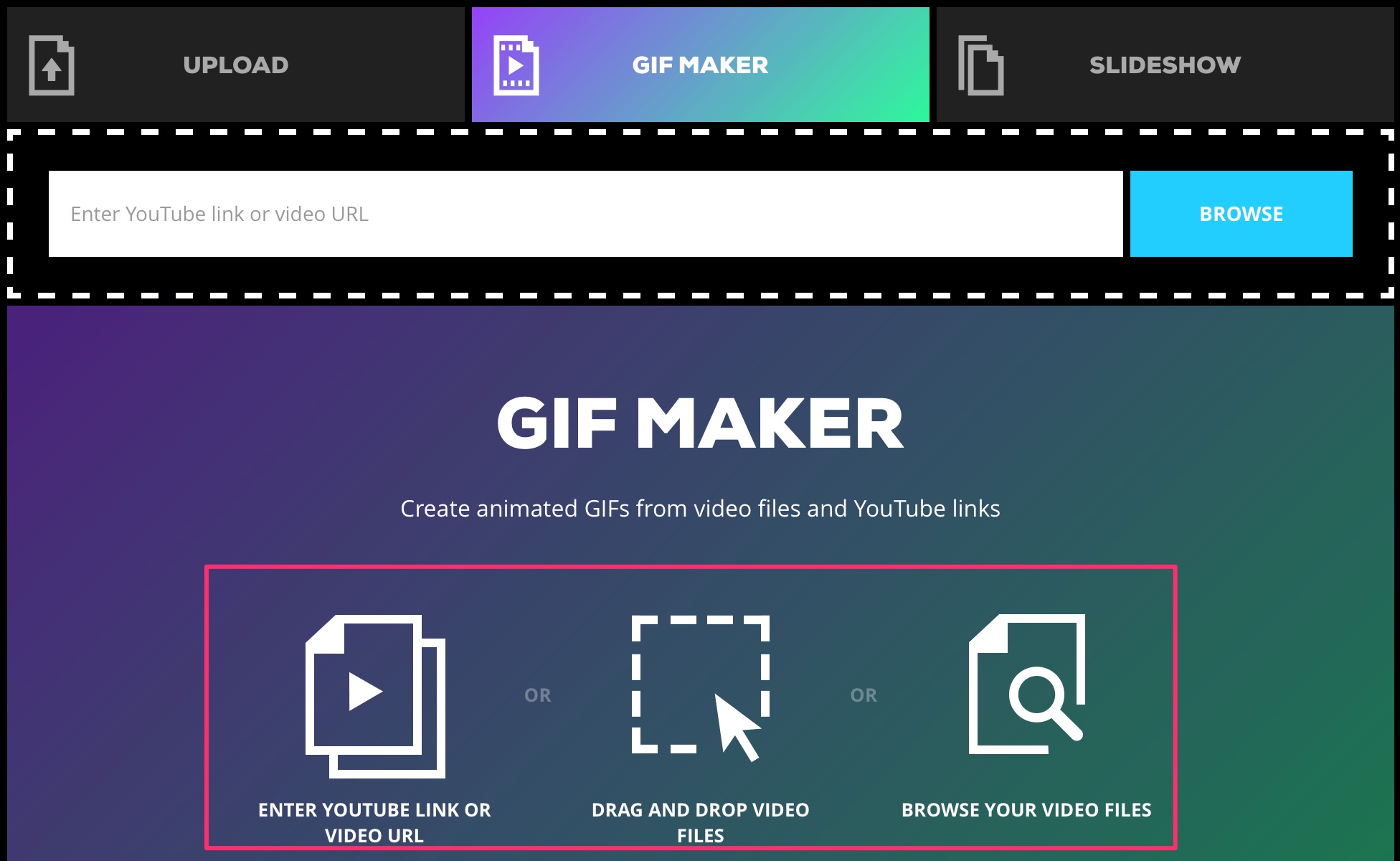 Gif Maker - Tạo Ảnh Động Gif Từ Youtube Không Cần Phần Mềm