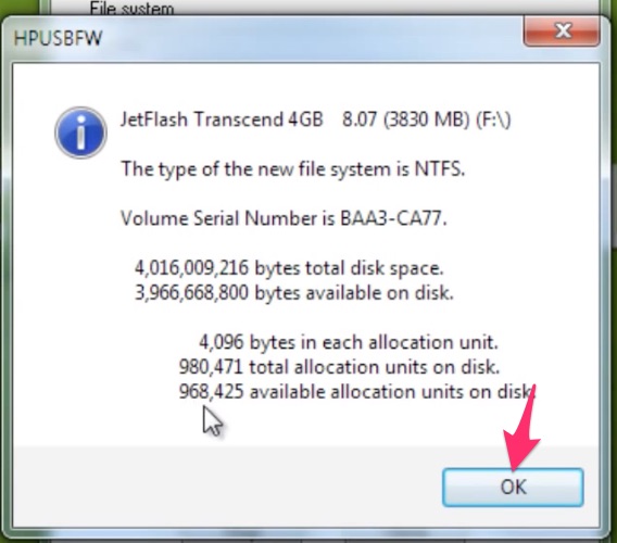 HP USB Disk Storage Format Tool