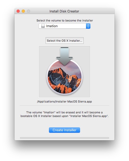 mac daddy install disk creator