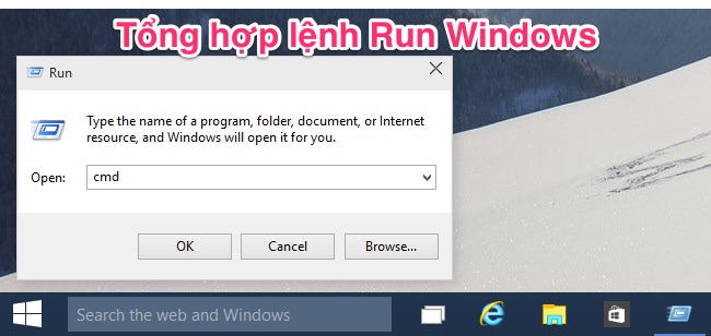 lệnh Run Windows