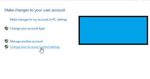 tắt User Account Control
