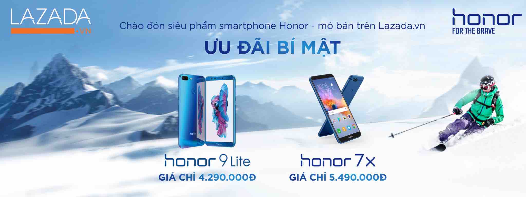 [QC] Săn Honor 9 Lite, Honor 7X giá cực tốt tại Lazada và Shopee