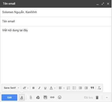 cách gửi email