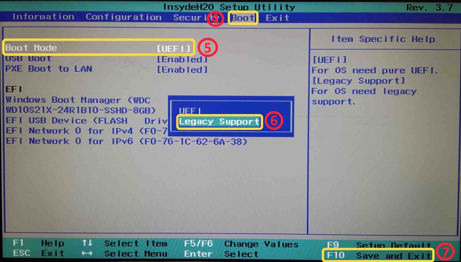 Legacy BIOS và UEFI, MBR Với GPT