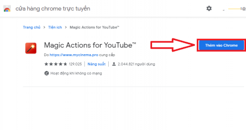 Bật Darkmode bằng Magic Actions for YouTube