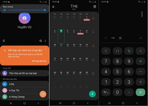 Turn on darkmode interface for samsung phones