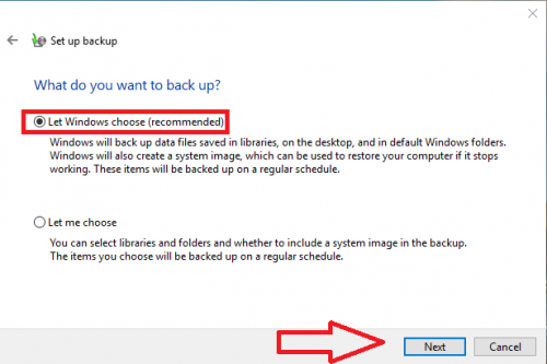 Backup & Restore Windows 10