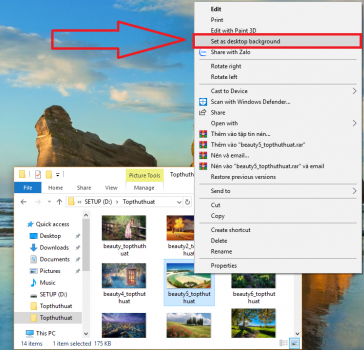 Hướng dẫn cách đặt hình nền máy tính win 10 đơn giản và nhanh chóng thành công 100%