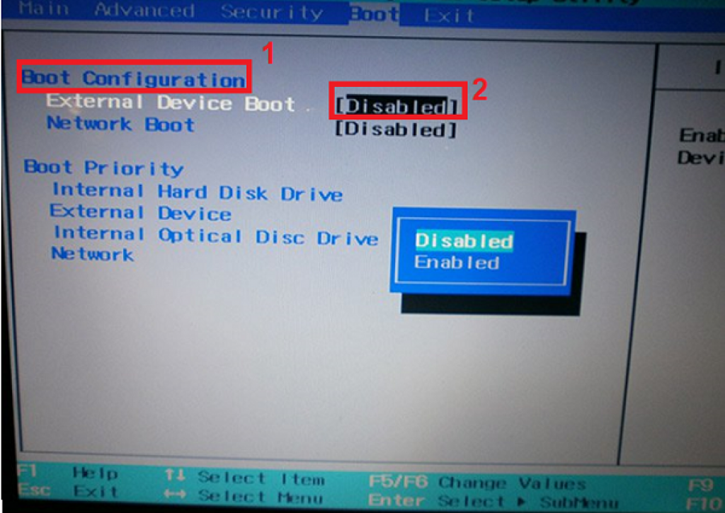 Boot drive