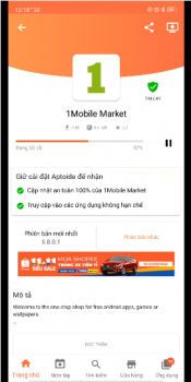 cai dat 1mobile market thay the cho ch play