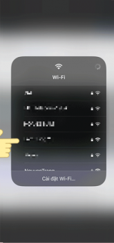 Kết nối mạng wifi iPhone