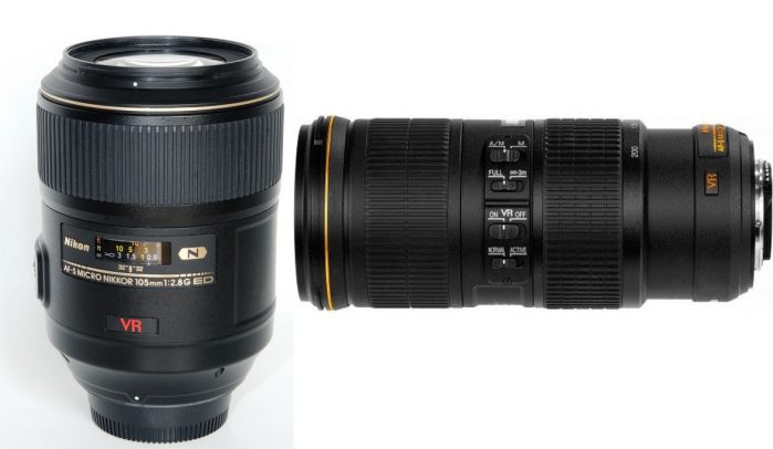 Lens 70-200mm và 105mm macro của Spencer