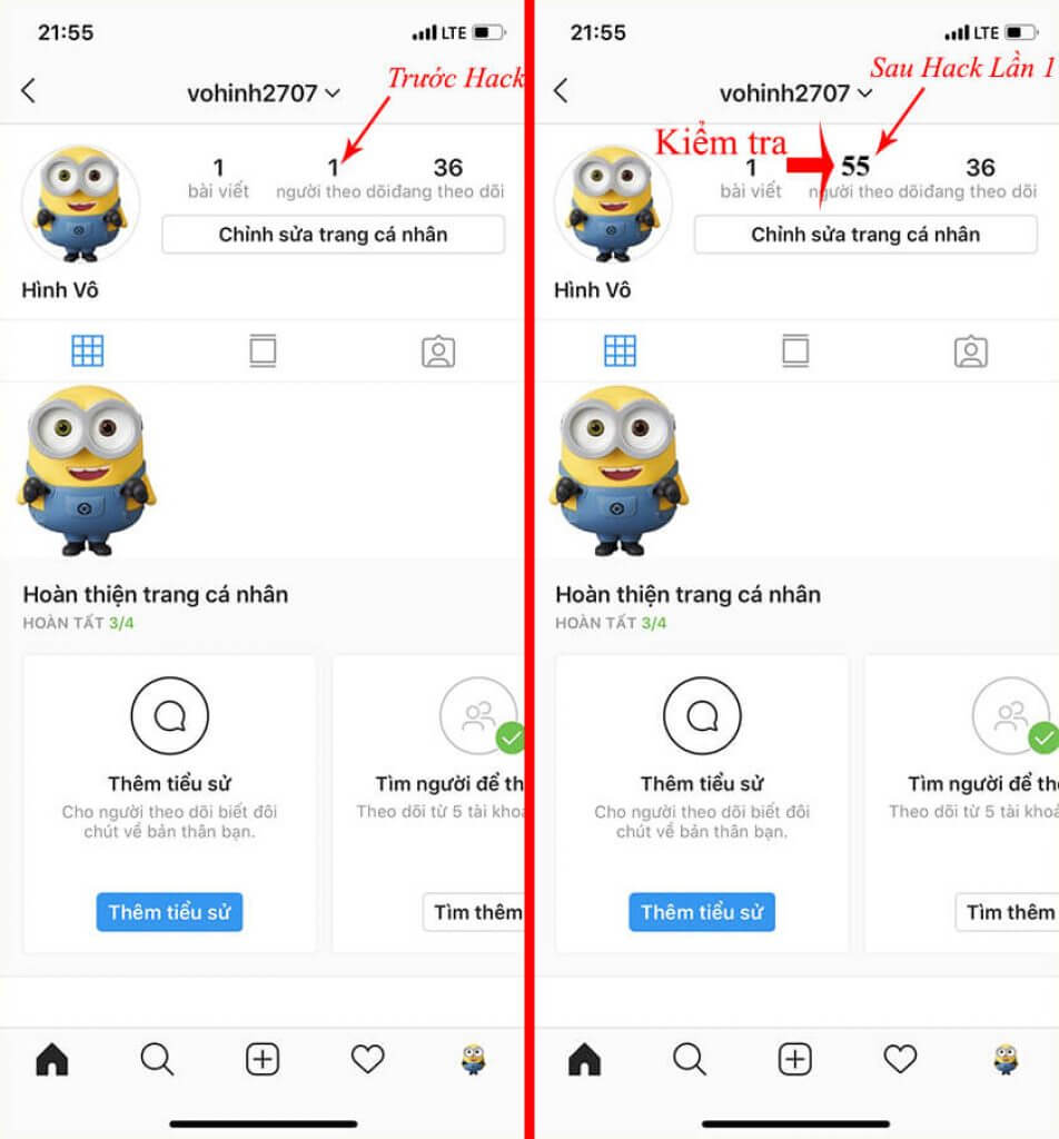 Hướng dẫn cách hack follow auto follow Instagram miễn phí