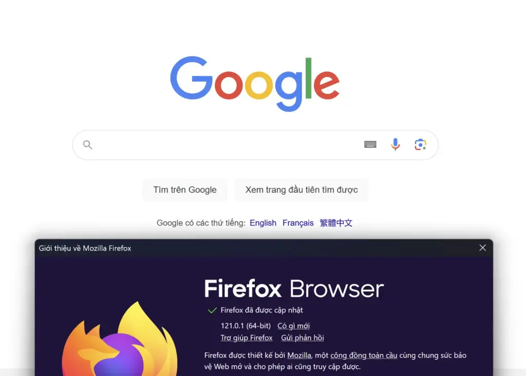 google cho firefox