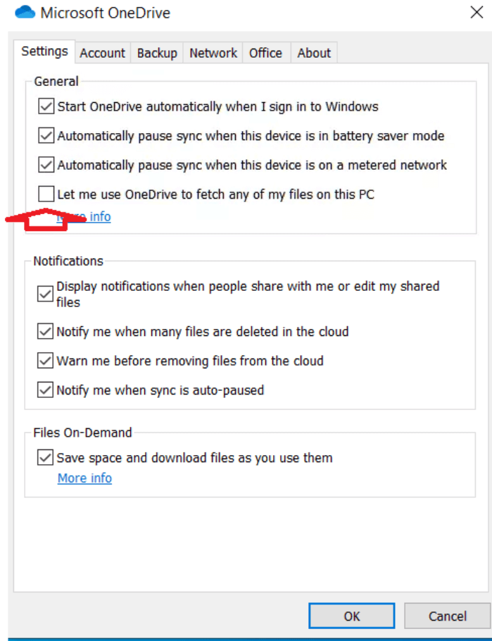 truy cập Windows 10 qua OneDrive