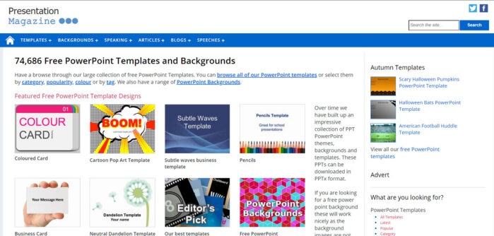 Presentation Magazine cung cấp hơn 67.000 mẫu PowerPoint miễn phí