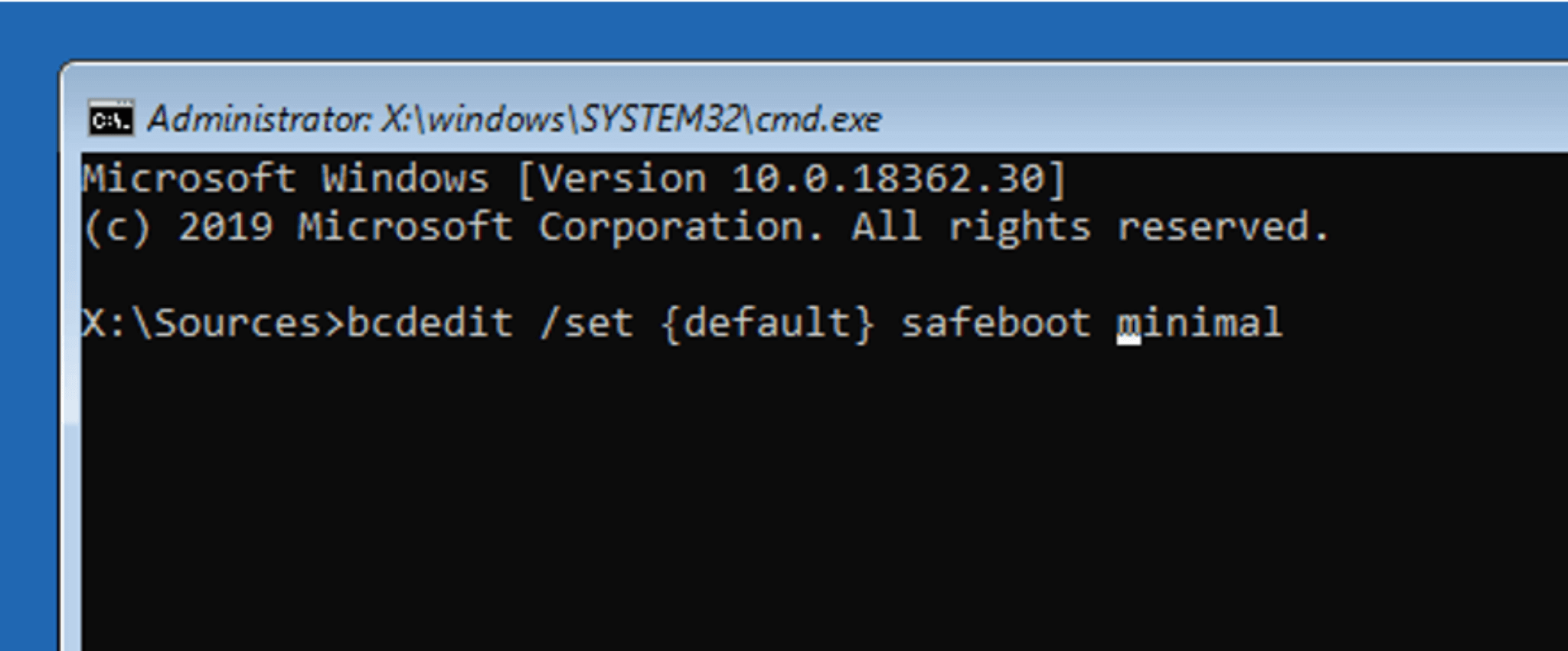 Cannot start exe. MBR Error 2.