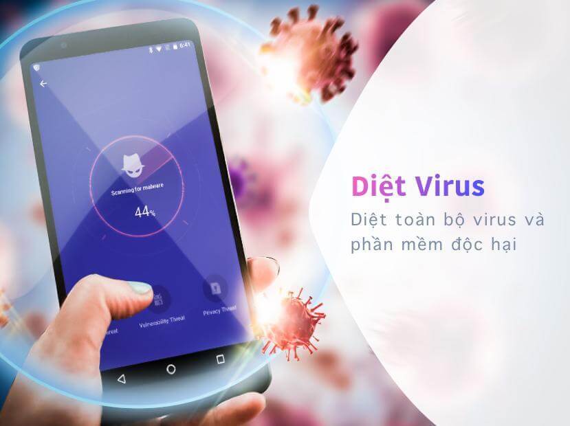 Phần mềm diệt virus có nhiều tính năng vượt trội giúp bảo vệ điện thoại