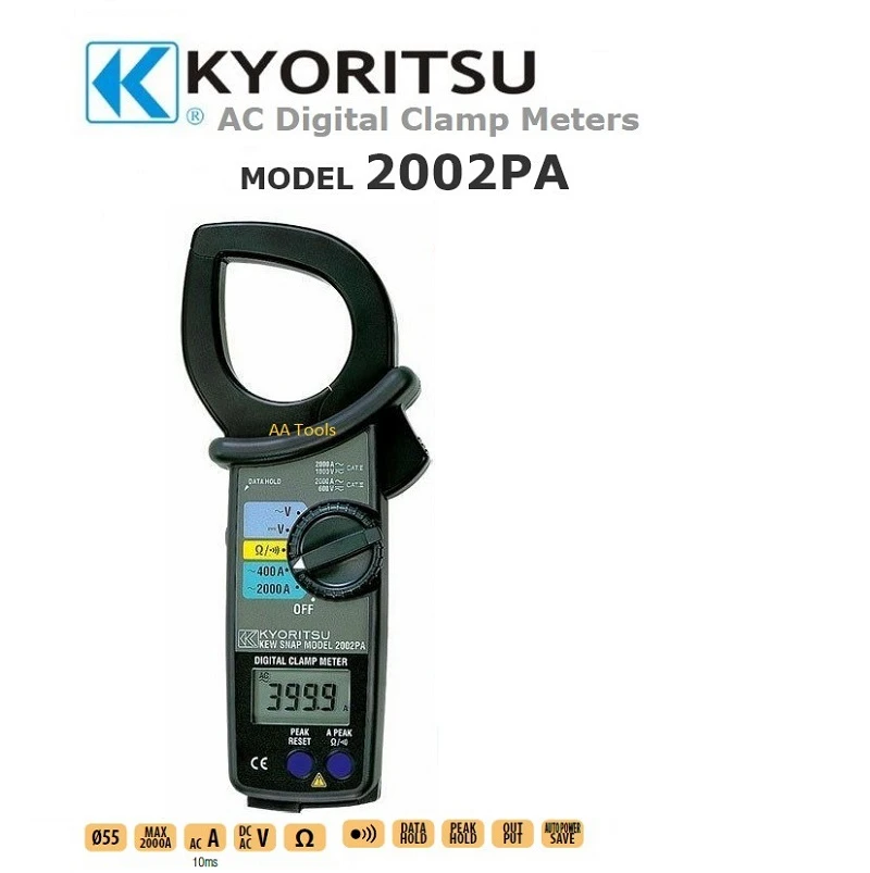 Ampe kìm Kyoritsu 2002PA nhỏ gọn, đo chính xác