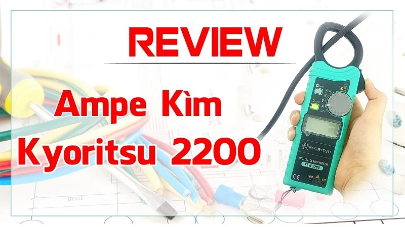 Ampe kìm đo dòng Kyoritsu 2200