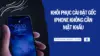 khôi phục cài đặt gốc iPhone 1