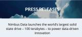 Nimbus giới thiệu ổ SSD 100TB – Dung lượng lớn nhất thế giới
